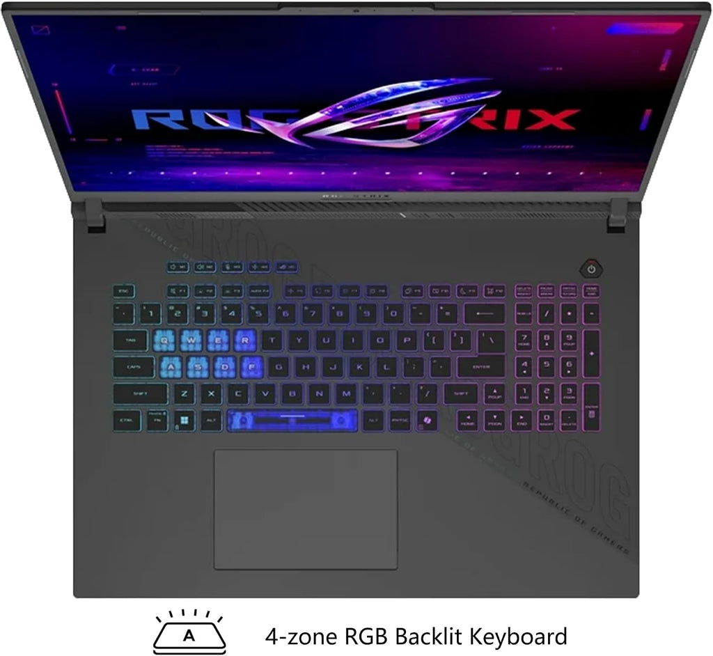 ASUS ROG Strix G18 G814 Gaming Laptop | 18' 2.5k (2560x1600) 240Hz (100% DCI-P3) | AMD 16-core Ryzen 9 9955HX (>i9-14900HX) | 32GB DDR5 1TB SSD | GeForce RTX 5070 | RGB Backlit Win11 w/DLCA Accessory