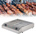 KnoRRs Electric Table Top Griddle, Electric Smokeless Portable BBQ Barbecue Grill Indoor Cooking Grill with Water Filled Drip Tray & Temperature Control, Kebab Grill, Safe Griddle for Indoor, (Jpx