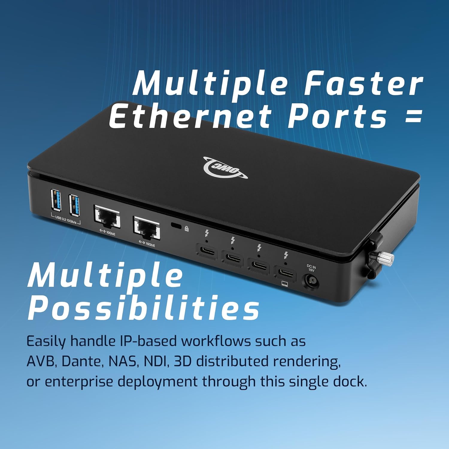 OWC Thunderbolt 5 Dual 10GbE Network Dock