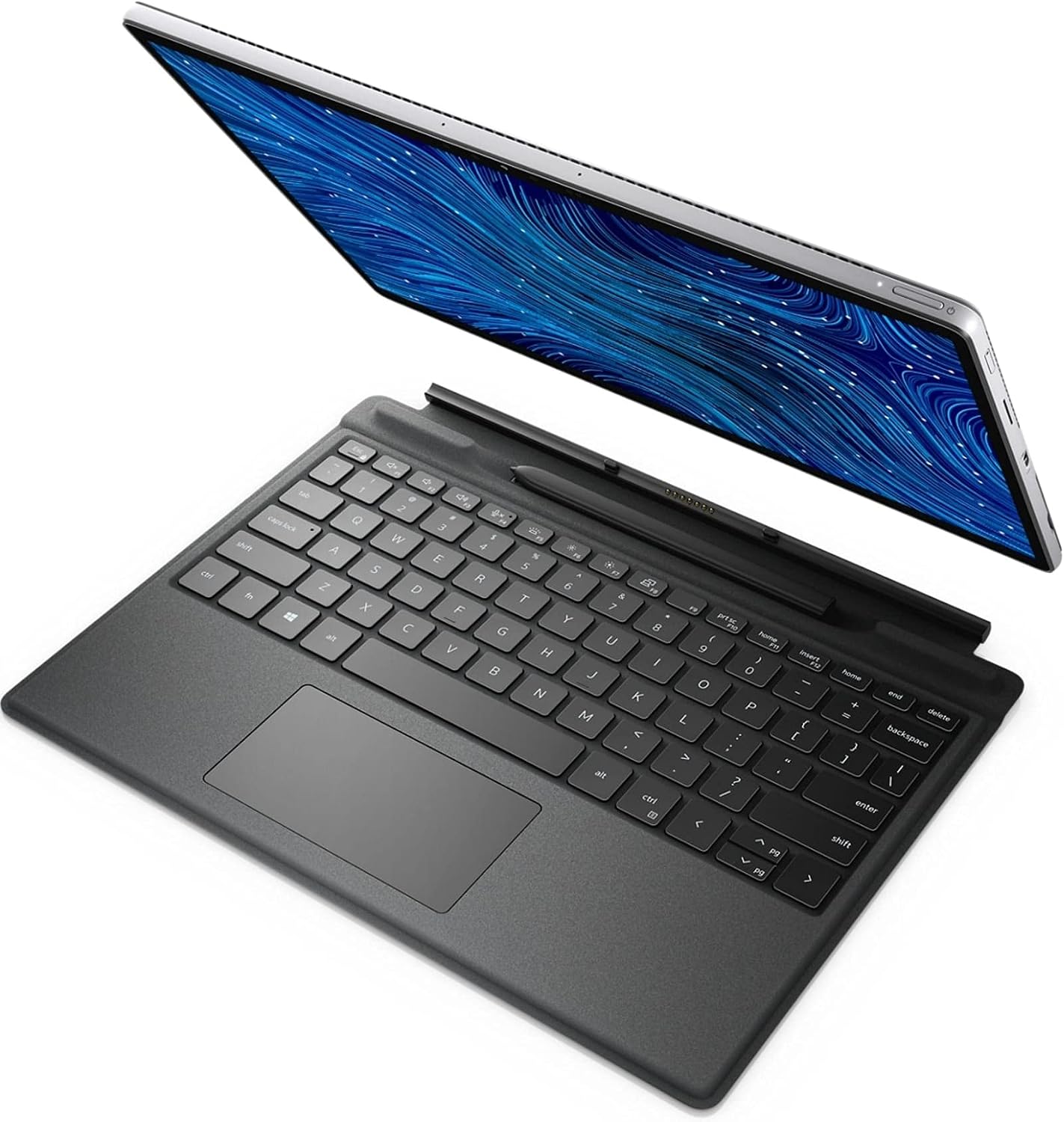 Dell Latitude 7320 Detachable Detachable 2-in-1 Laptop Tablet Touch | 13' 1920x1280 FHD+ | Core i7-1180G7-512GB SSD Hard Drive - 16GB RAM | 4 cores @ 4.6 GHz Win 11 Pro Black (Renewed)