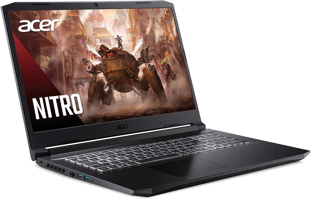 acer Nitro 5 AN517-41-R3NX Gaming Laptop, AMD Ryzen 7 5800H Octa-Core CPU | NVIDIA GeForce RTX 3080 Laptop GPU | 17.3' FHD 360Hz IPS 3ms Display | 16GB DDR4 | 1TB NVMe SSD | WiFi 6 | RGB Keyboard