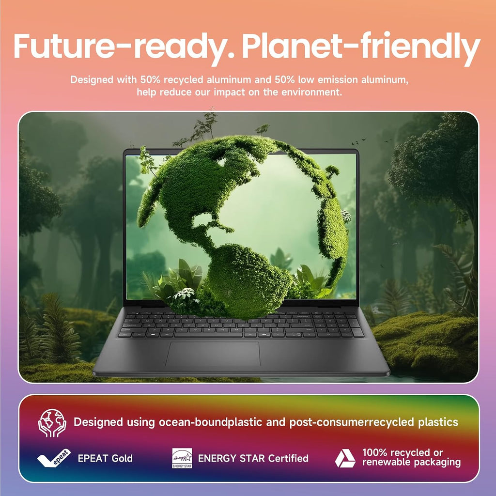 Dell 16' FHD+ Touchscreen Laptop Computer - Intel Core i7-150U Processor(10 Core, Up to 5.4Ghz), 300nits Display, Backlit Keyboard, Windows 11 Pro((32GB DDR5 RAM, 1TB SSD)