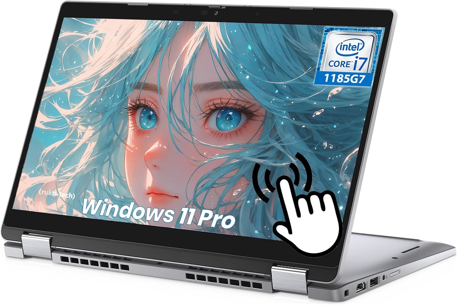 Dell Latitude 5320 2in1 Laptop i7 Win11 pro, FHD(1920x1080) i7 Laptop Touchscreen 5320 with Backlit Keyboard, Quad Core i7-11th, 16GB RAM, 512GB SSD(Renewed)