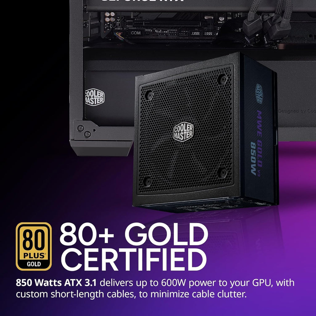 Cooler Master TD5 Pro Gaming PC – AMD RYZEN 7 7800X3D, AMD RX 9070 XT 16GB, 32GB DDR5 6000MHz, 2TB Gen4 M.2, Windows 11, MWE Gold 850 V3 PSU, ATX Desktop PC