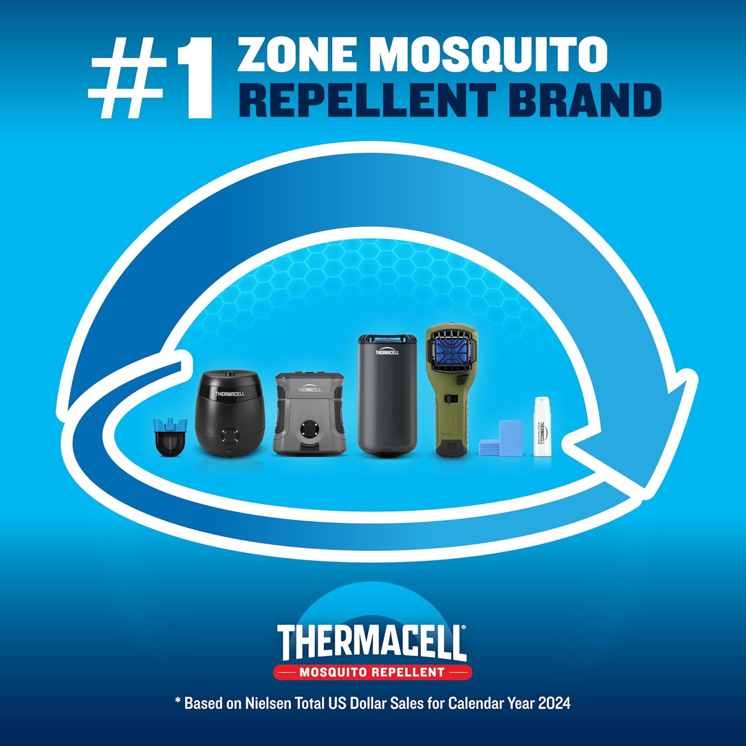 Thermacell Mosquito Repellent Refills; Compatible with Any Fuel-Powered Thermacell Repeller; Highly Effective, Long Lasting, No Spray or Mess; 15 Foot Zone of Mosquito Protection