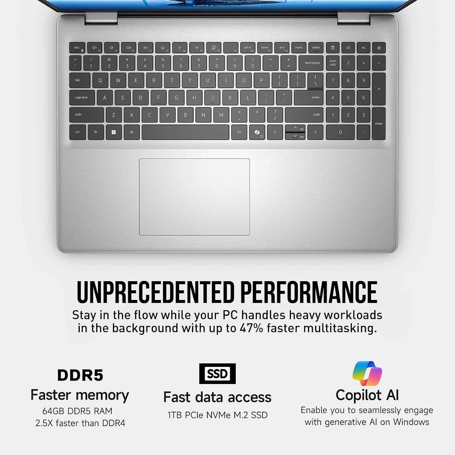 Dell 2026 16 Touchscreen Laptop Computer, 16' FHD+ Touch Screen Business Laptop, Intel Core 5 (10-Cores, Beat i7-1355U), 16GB DDR5 1TB SSD, Windows 11 Pro, Backlit Keyboard, Wi-Fi 6E, Copilot Key
