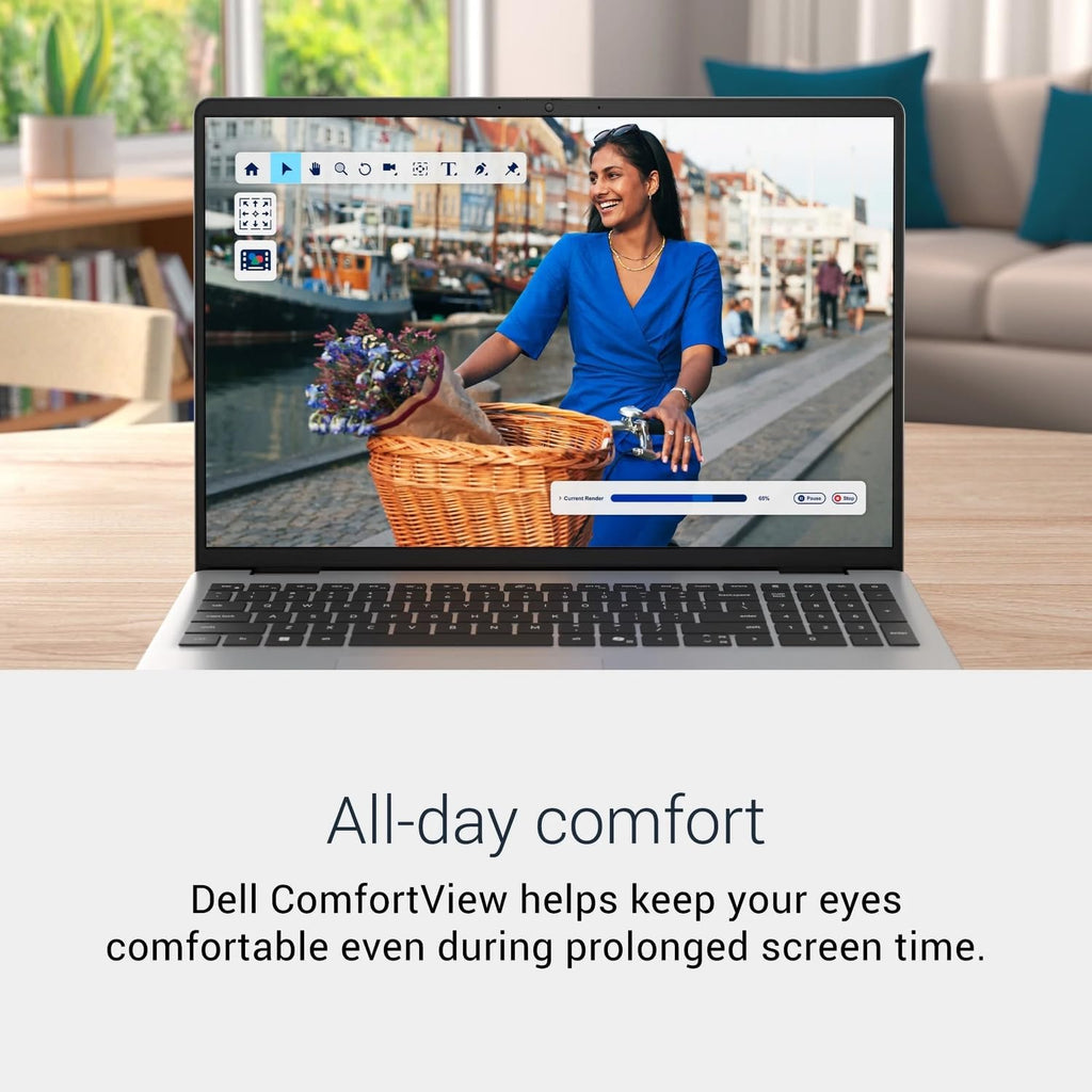 Dell 16' Touchscreen Laptop, Business & Student Laptop Computer, w/Office Lifetime Win 11 Pro, Intel Core 5 120U, 8GB RAM, 256GB SSD, Copilot AI, Mytrix 3-in-1 External Storage, WiFi 6, Keypad, HDMI