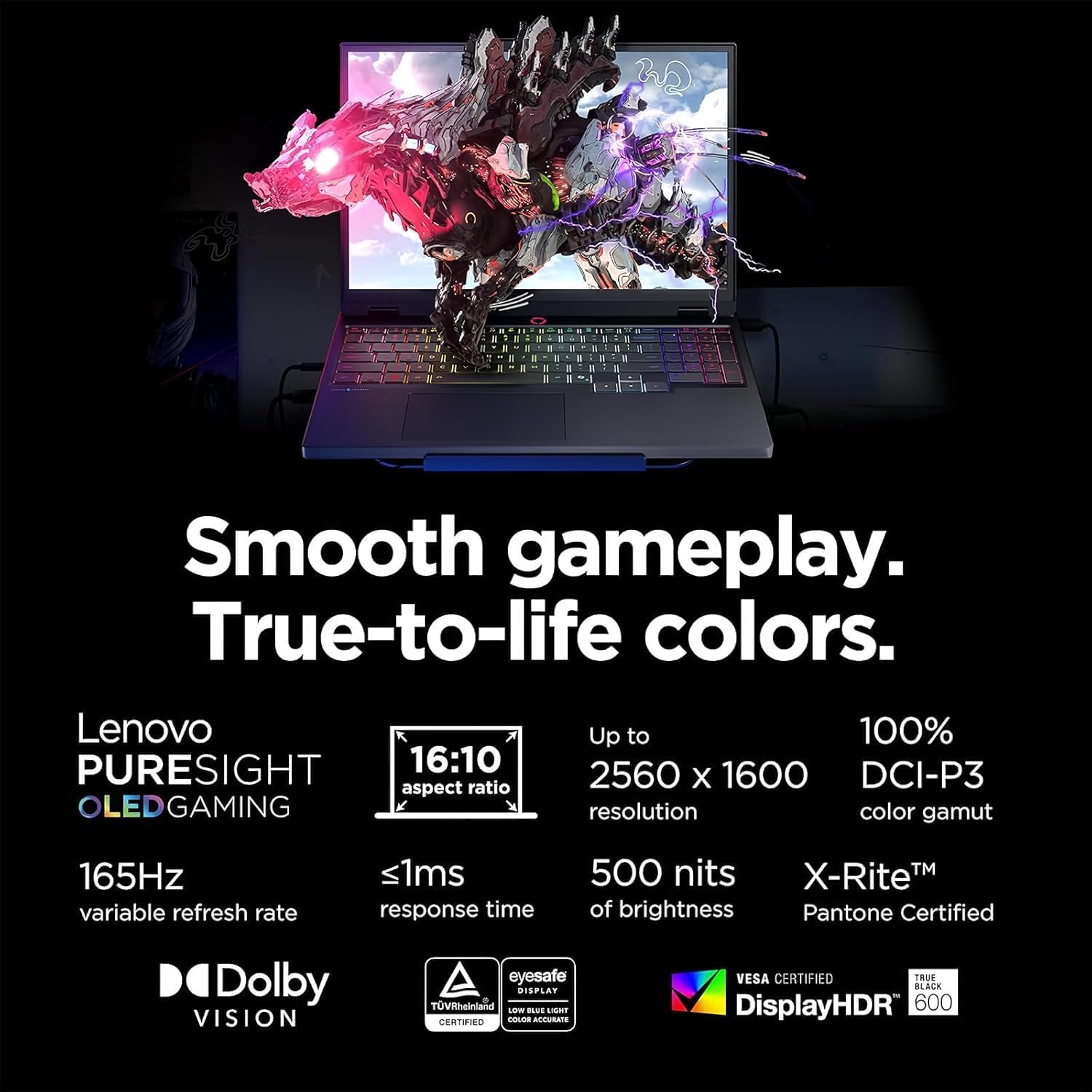 Lenovo Legion 5i 16' Gaming Laptop - Intel Core Ultra 9 275HX - GeForce RTX 5060 - WQXGA (2560x1600) - Windows 11 Home-W/HDMI Cable (32GB RAM | 2TB PCIe SSD)