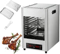 Smokeless Electric Steak Grill | Portable Indoor BBQ Grill with Timer and Temperature Control, for Meats, Burgers, and Pizzas Metallic