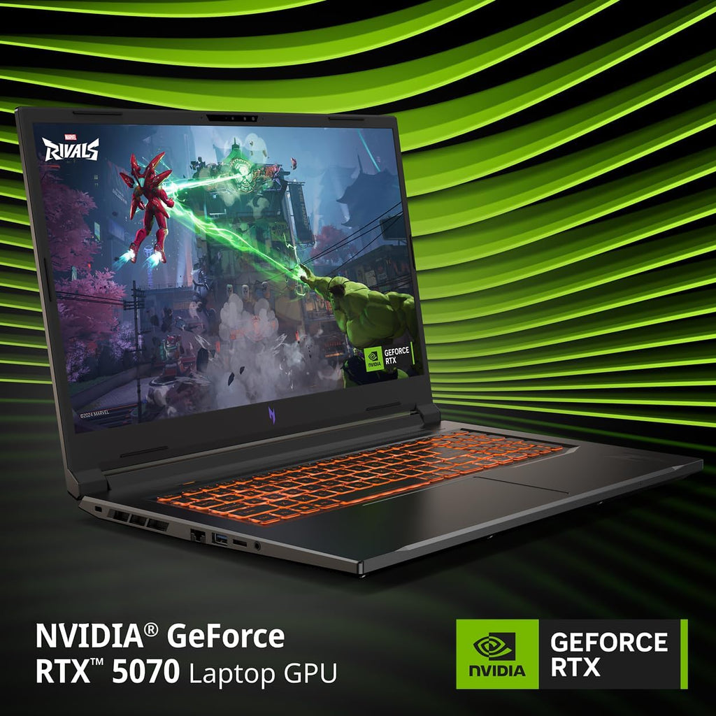 Acer Nitro V 17 AI Gaming Laptop | AMD Ryzen 7 260 Processor | NVIDIA GeForce RTX 5070 Laptop GPU (798 AI Tops) | 17.3' FHD IPS 144Hz Display | 32GB DDR5 | 1TB Gen 4 SSD | Wi-Fi 6E | ANV17-41-R75F