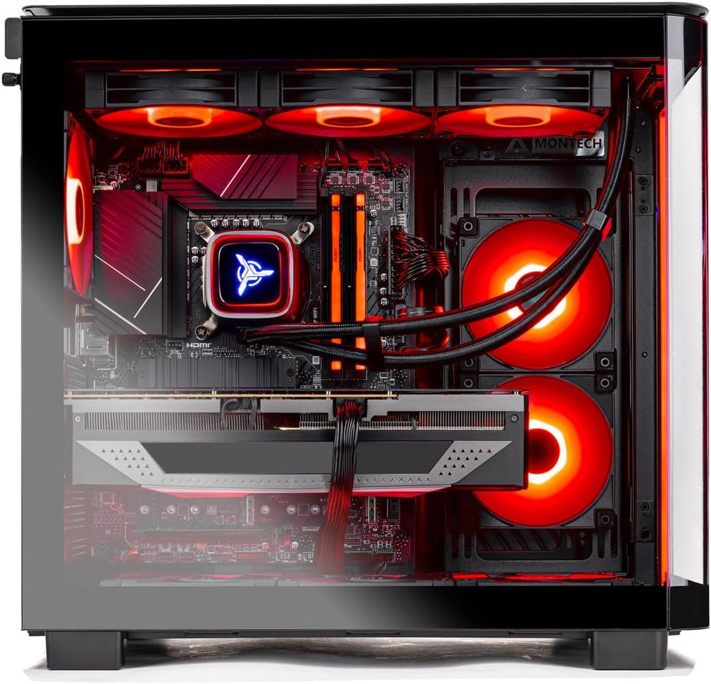 Skytech Gaming King 95 Gaming PC, AMD Ryzen 9 9900X 4.4GHz, NVIDIA RTX 5070 Ti 16GB VRAM, 2TB Gen4 NVMe SSD, 32GB DDR5 RAM 6000, 850W Gold ATX 3 PSU, 360 ARGB AIO, WI-FI 5, Windows 11, Desktop