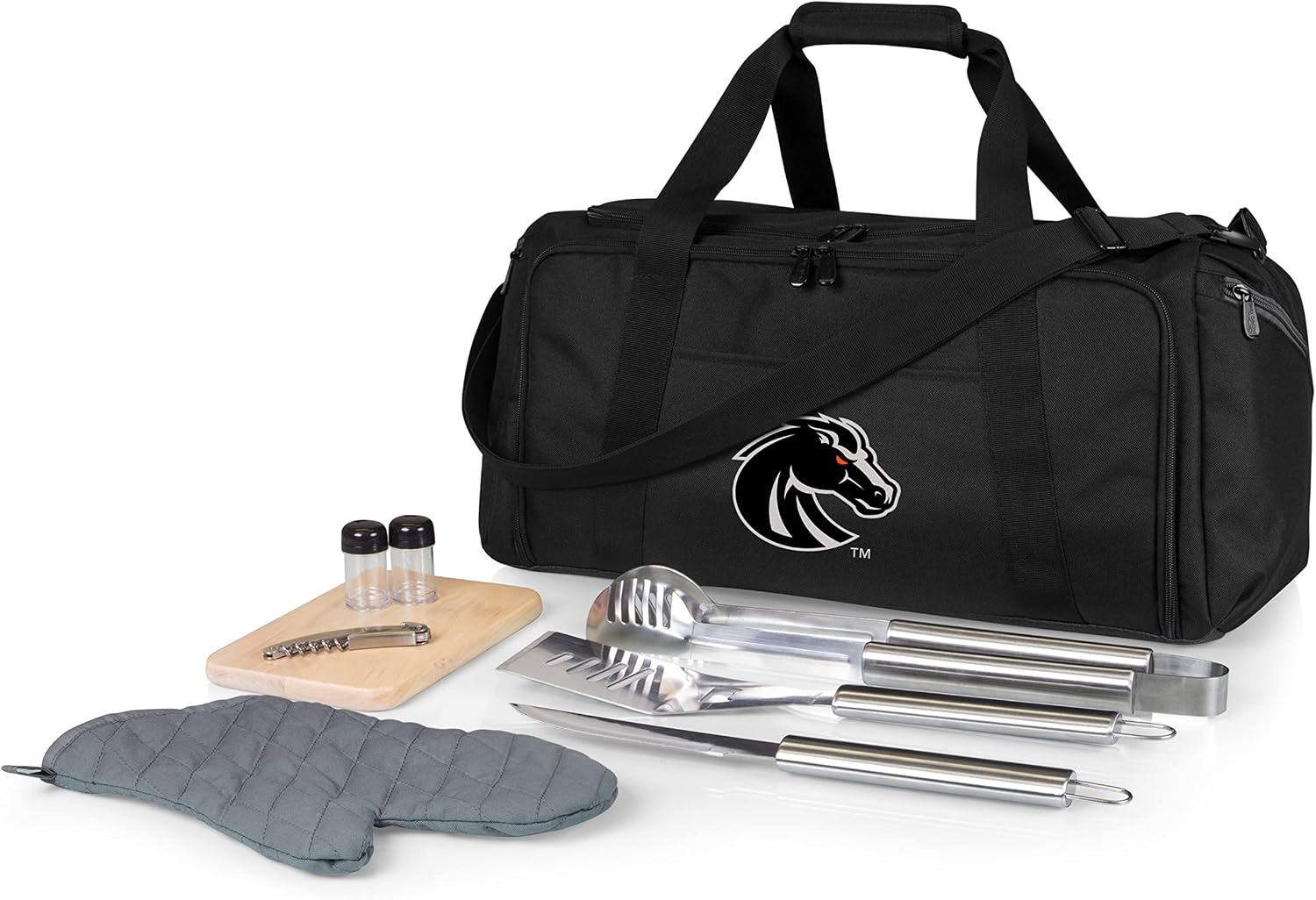 PICNIC TIME NCAA BBQ Kit Cooler Tote with Barbecue & Accessories