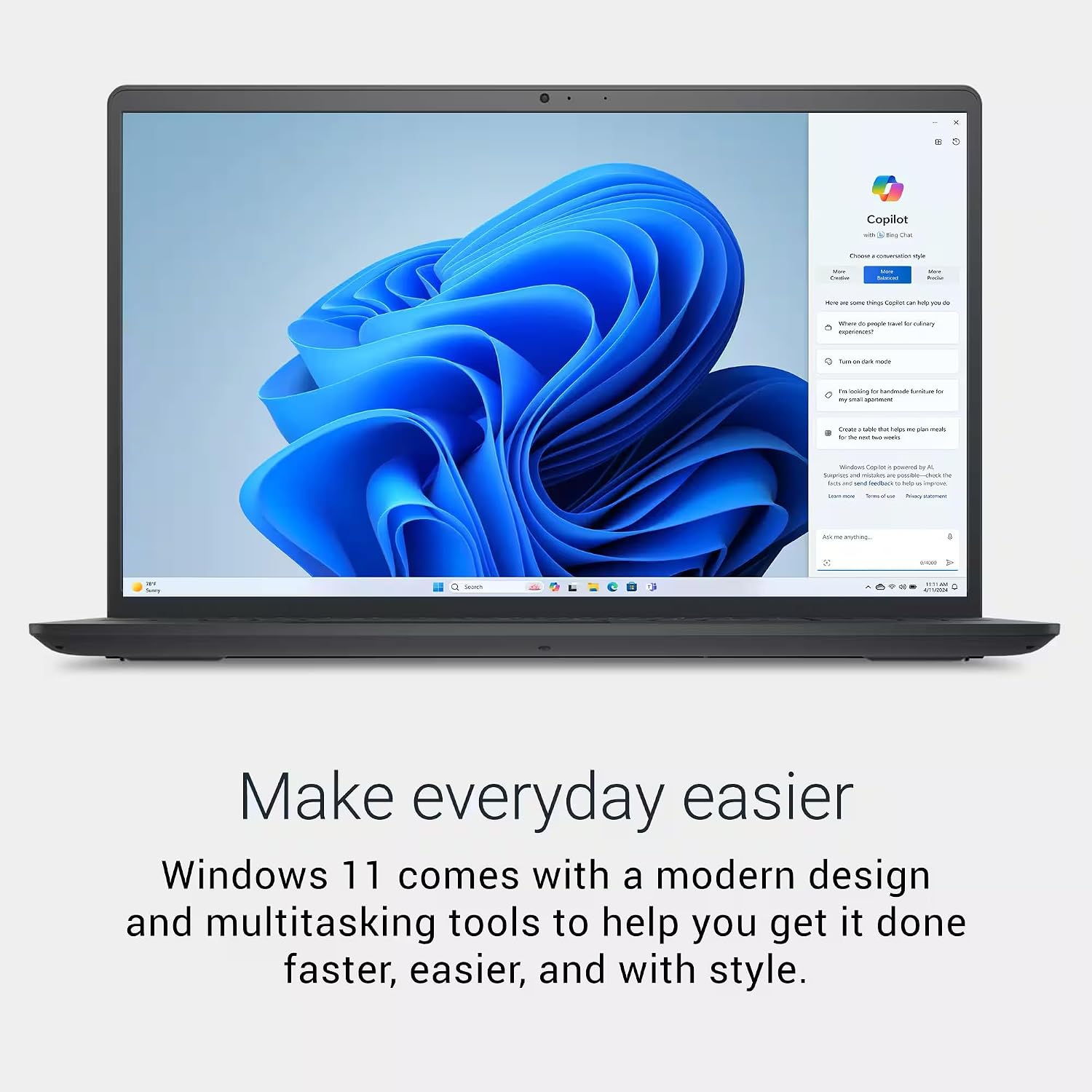 Dell 15 Laptop DC15250(2026), 15.6' FHD Touchscreen, 13th Gen Intel Core i7-1355U, Wi-Fi 6, Copilot AI, Type-C, 32 GB RAM, 1 TB SSD, Windows 11 Pro for Business & Student Traditional Laptop Computer