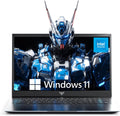 18.5 Inch Laptop with 8000 mAh Battery,Intel N150 Quad-Core Processor UP to 3.6GHZ,16GB DDR4 RAM 512GB SSD,WiFi 5,Full HD IPS Display,WIFI,2025 Windows 11 Laptops Computer for Business Office Student