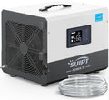 Crawl Space Dehumidifier with Pump, 70 Pints Energy Star Commercial Dehumidifiers for Basement and Home, Compact Dehumidifier for Spaces up to 1000 Sq Ft with Auto Defrost, Memory Starting