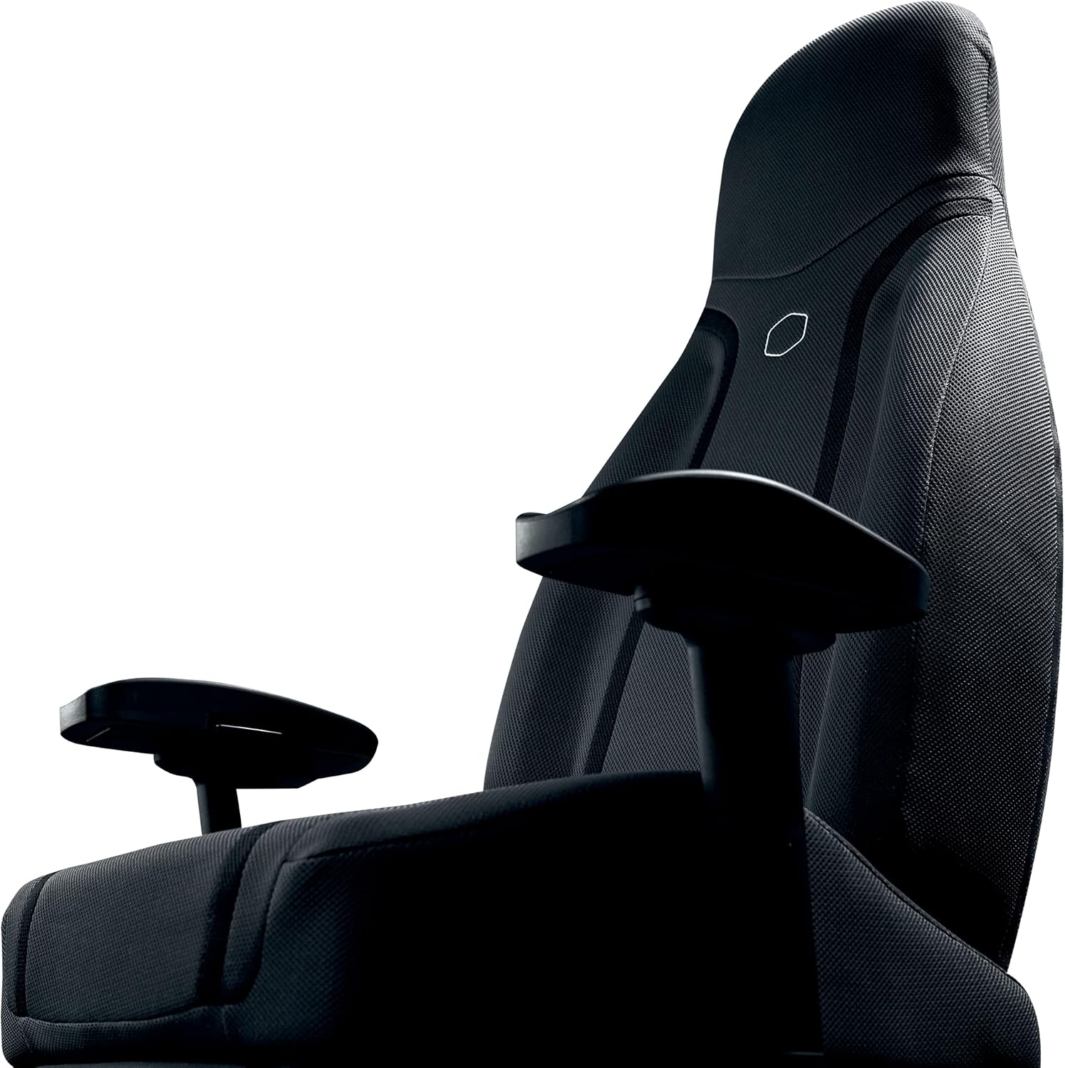 Cooler Master Synk X Ultra Black Ergonomic Real-Time Tactile Immersion Chair, Retractable Leg Rest, All-in-one Controller, Breathable Fabric, Stable Rolling Base, Solid Structure (IXC-SX1-K-US1)