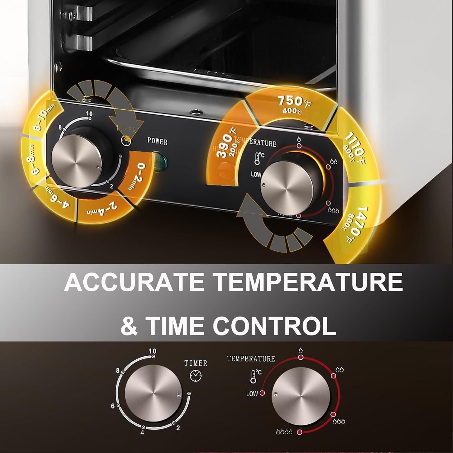 1700W Indoor Commercial Steak Grill | Electric Automatic Steak Broiler- 10-Layer Grill/Time Temperature Adjustable/800℃ high temperature grilling for Beef Chicken Vegetables,Grey