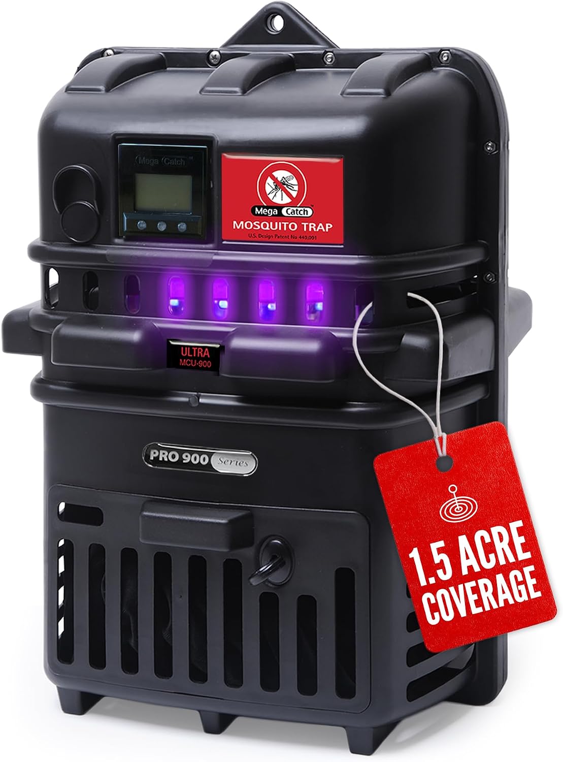 Ultra Pro 900 | CO2 Mosquito Trap | Outdoor Mosquito Trap | Fly Trap for Gnats, Sand Flies & Black Flies | Mosquito Killer | Flying Insect Trap | Covers 1.5 Acres | Bug Zapper Alternative