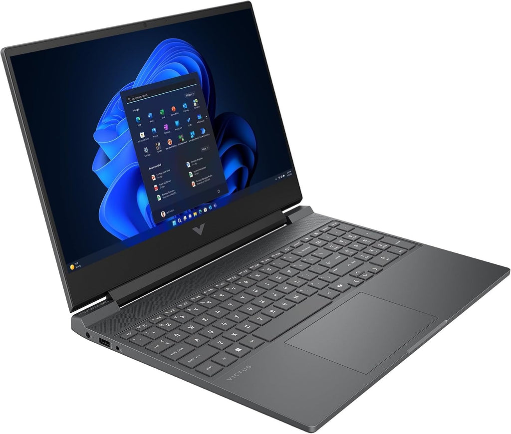 HP Victus 15.6 inch FHD 144Hz Gaming Laptop | Intel Core i5-13420H | NVIDIA GeForce RTX 4050 6GB | Backlit | Mica Silver| 16GB RAM | 512GB SSD | Windows 11 Home | Bundle with HDMI Cable