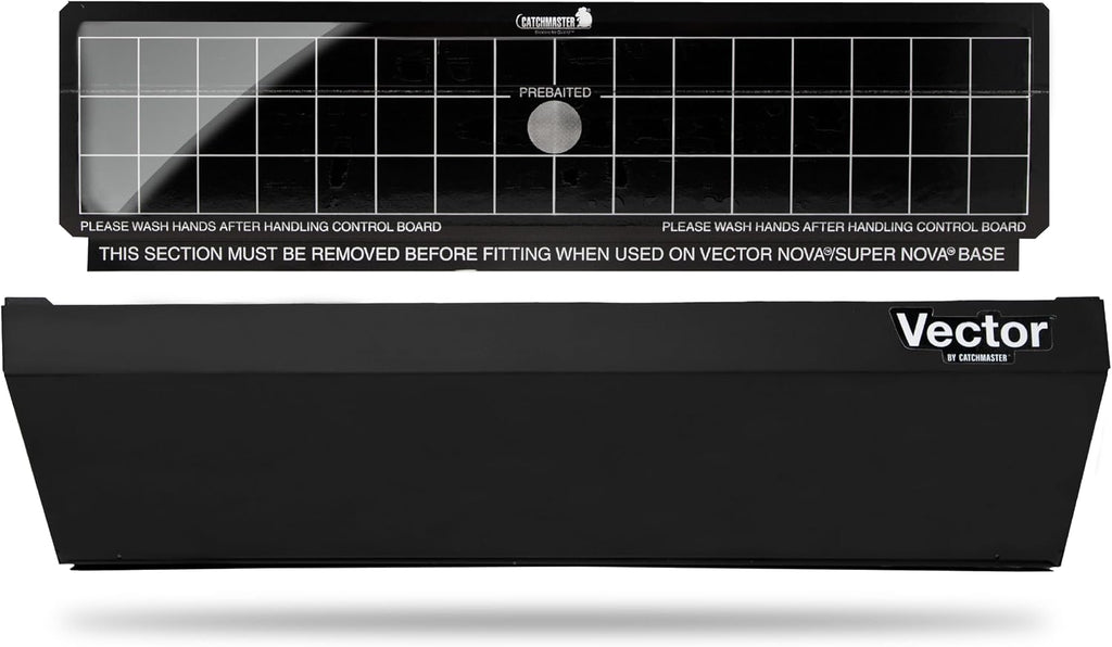 Catchmaster Vector Optima Black, UV Light Fly Traps for Home, Gnat Traps for House Indoor, Shatterproof Bulbs, UV Lamp Insect Killer, Bug Catcher for Kitchen, Garage, & Warehouse