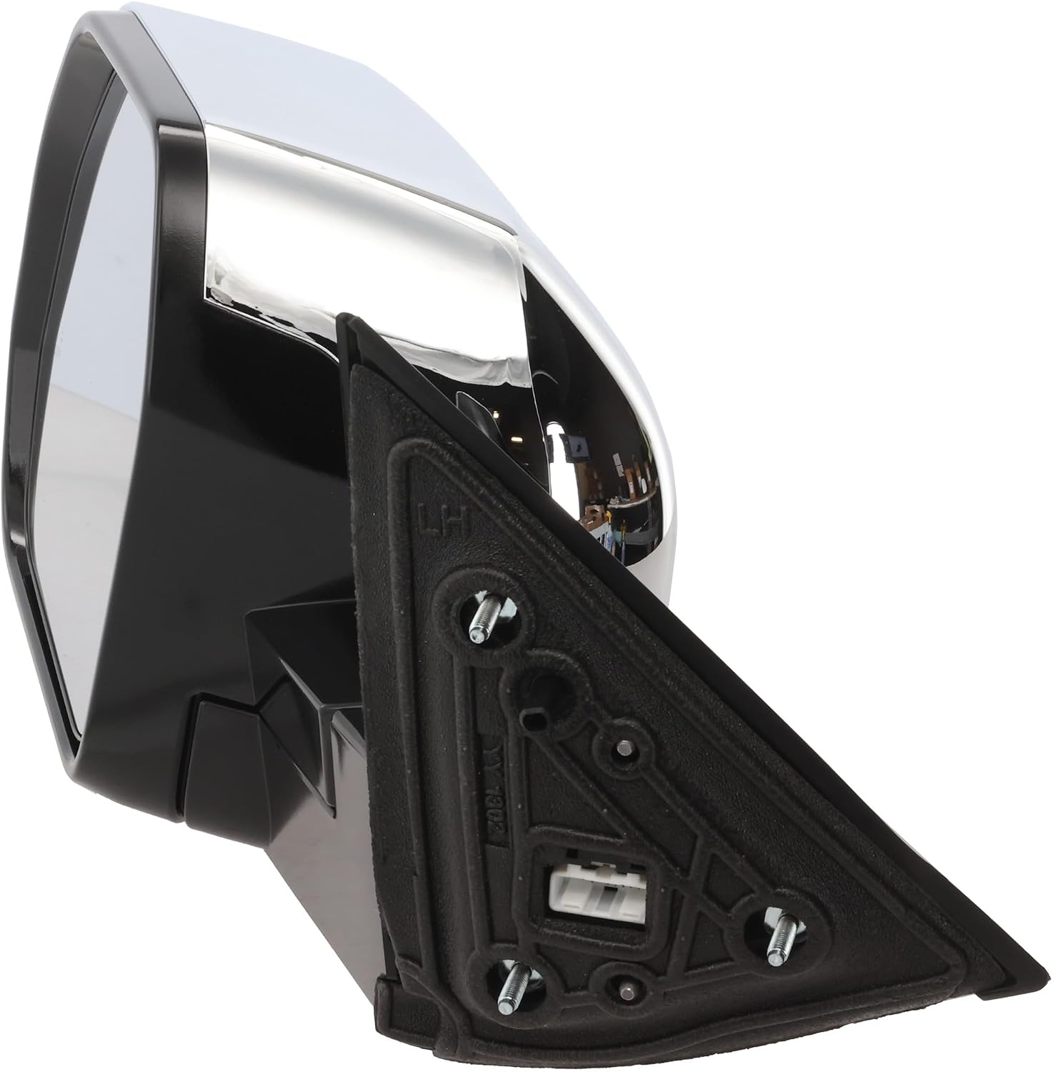 Garage-Pro Driver Side Power Heated Mirror for Toyota Tundra 2022-2024 Power Fold With Signal Light, Blind Spot Monitor & Memory; Without Auto-Dimming Chrome