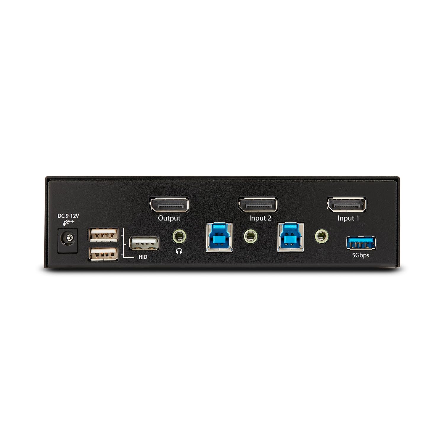 StarTech.com 2-Port DisplayPort KVM Switch, 8K 60Hz / 4K 144Hz, Single Display, DP 1.4, 2X USB 3.0 Ports, 4X USB 2.0 HID Ports, Push-Button & Hotkey Switching, TAA Compliant (D86A2-2-PORT-8K-KVM)