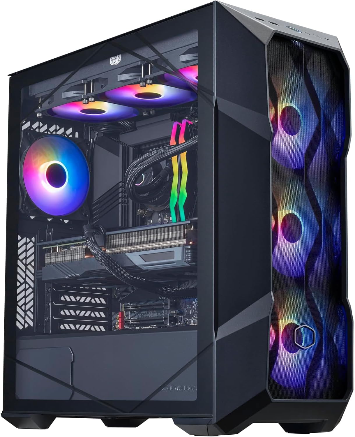 Cooler Master TD5 Pro Gaming PC – AMD RYZEN 7 7800X3D, AMD RX 9070 XT 16GB, 32GB DDR5 6000MHz, 2TB Gen4 M.2, Windows 11, MWE Gold 850 V3 PSU, ATX Desktop PC