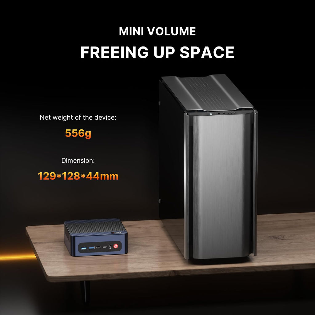 BOSGAME M4 Plus Oculink Mini Light Gaming PC, Ryzen 9 7940HS 11 Pro Mini Computers, 32GB DDR5, PCIe 4.0 x4 1TB SSD, Wi-Fi 6E AX210, Dual 2.5GbE LAN, USB 4 8K60Hz