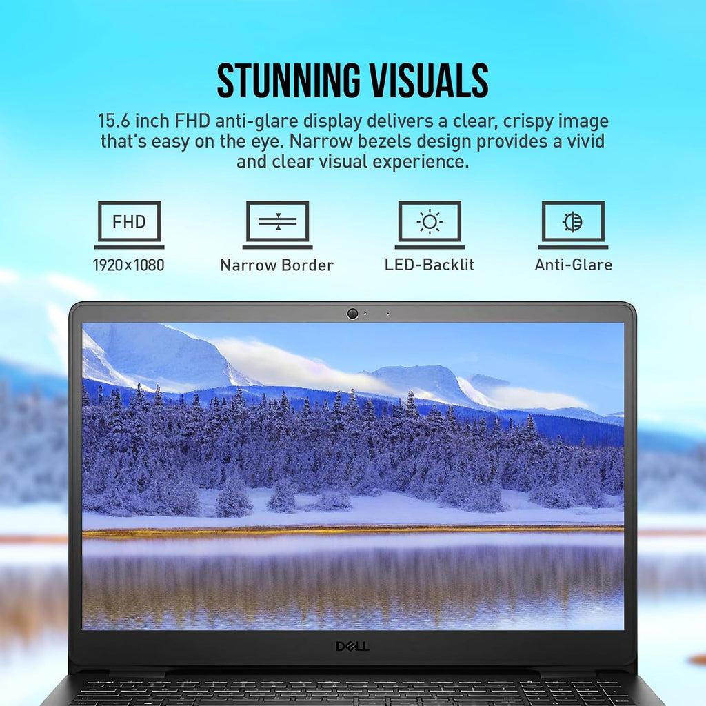 Dell Inspiron 15 3000 3520 Laptop Computer, 15.6 Inch FHD Business Laptop, Intel 10-Core i7, 32GB RAM, 1TB SSD, Windows 11 Pro Laptop, Lifetime Microsoft Office, 10-Key Number Pad, Webcam HDMI WiFi 6