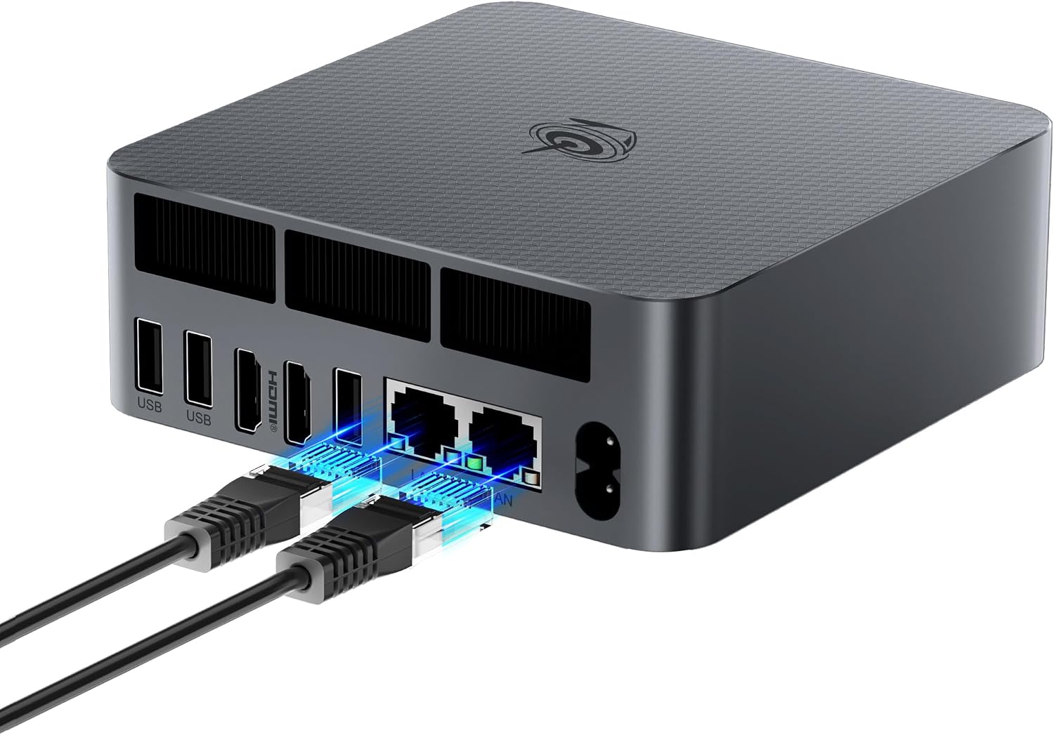 Beelink EQR7 Mini PC, AMD Ryzen 7 7735U (8C/16T,up to 4.75GHz),Mini Computers 16GB LPDDR5 RAM 500GB M.2 PCle x4 SSD,4K Dual Display,2.5G LAN,USB3.2,WiFi 6,BT 5.2