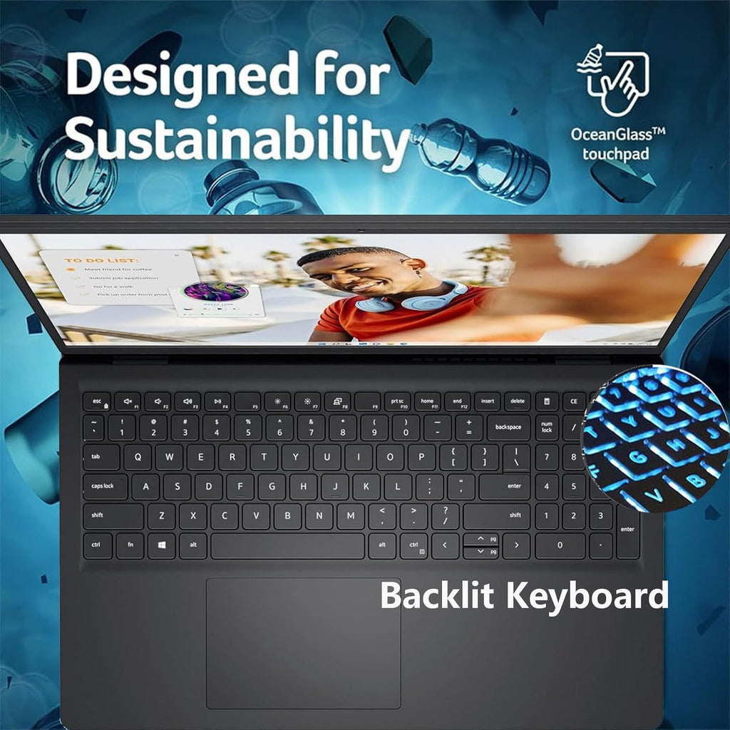 Dell 16 Laptop Touchscreen, AI PC AMD Ryzen 7 Beat i7-1355U| 16' FHD+ Touch| 32GB RAM| 1TB SSD| Win 11 Pro| Backlit KB Copilot Key| 1080p Webcam| Office 365| Business College Student Portatil