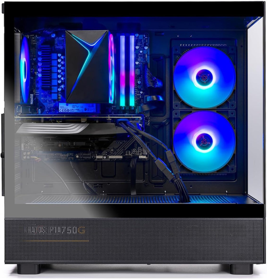 Skytech Gaming Azure 3 Gaming PC, AMD Ryzen 7 7700 3.8GHz, NVIDIA RTX 5060, 1TB Gen4 NVMe SSD, 32GB DDR5 RAM 6000, 650W Gold PSU, WI-FI 5, Windows 11, Desktop