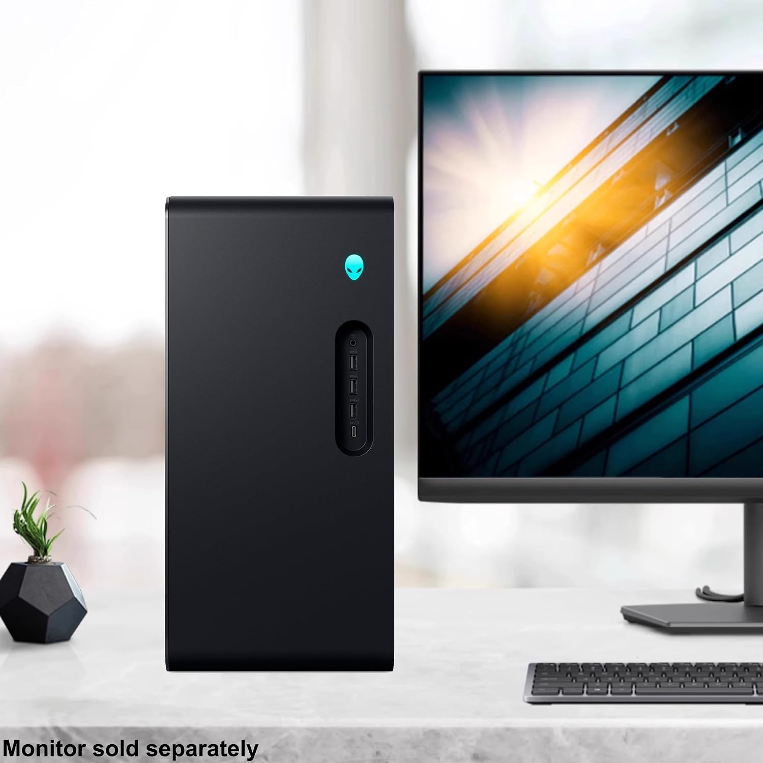 Dell Alienware Aurora ACT1250 Gaming Desktop Intel 20-core Ultra 7 Series 2 265F 32GB DDR5 8TB SSD GeForce RTX 5080 16GB GDDR7 DLSS4 (Up to 1801 Tops) WiFi7 1000W PSU for Gaming AI PC Win11Pro