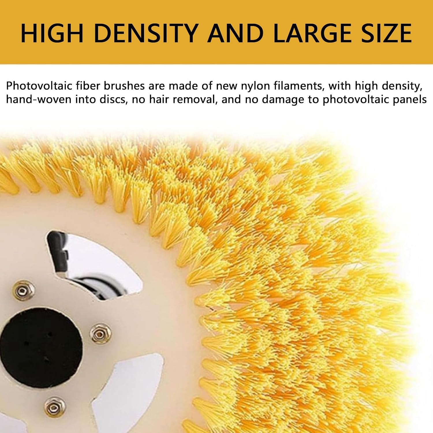 Electric Solar Panel Cleaning Brush - Double-Head Photovoltaic Panel Cleaning Machine - Water-Saving Telescopic Pole Design, for Outdoor Solar Panel Cleaning Equipment