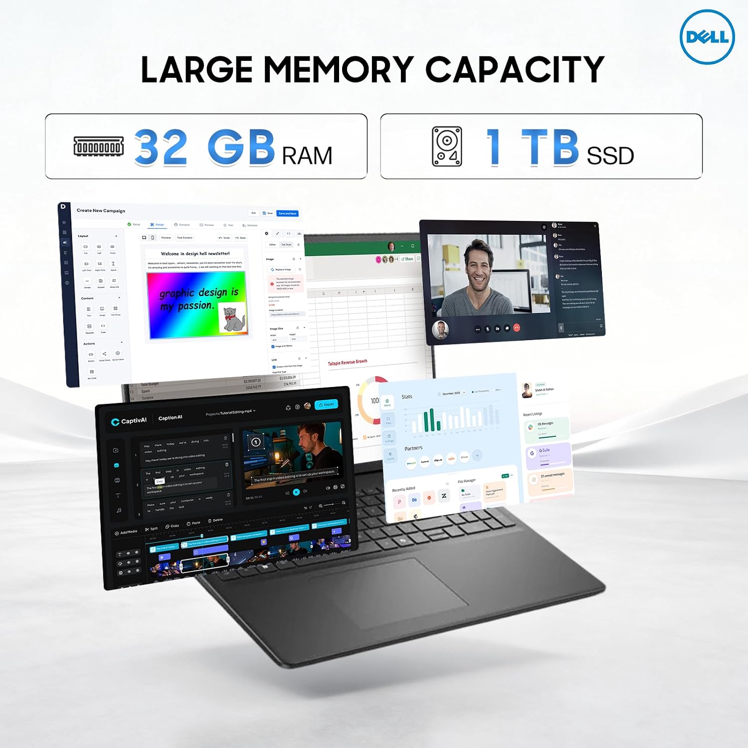Dell Inspiron 16 Touchscreen Laptop, Intel 10-Core 7 150U (Up to 5.4 GHz), 32GB DDR5, 1TB SSD, 16'' FHD+ 300 Nits Display, Backlit Keyboard, Copilot AI, Windows 11 Pro, Wi-Fi 6, for Business Student