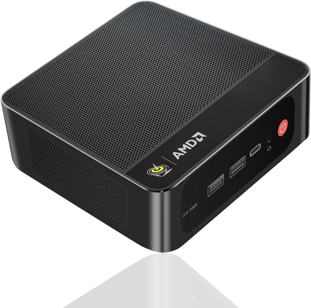 Beelink SER5 PRO Mini PC,AMD Ryzen 7 5825U(8C/16T,up to 4.5 GHz),Mini Computer 32GB DDR4 RAM 500GB M.2 SSD Graphics 8 core 2000 MHz,Support 4K Triple Display/HDMI+DP+Type-C/Wifi6/BT5.2/USB3.2