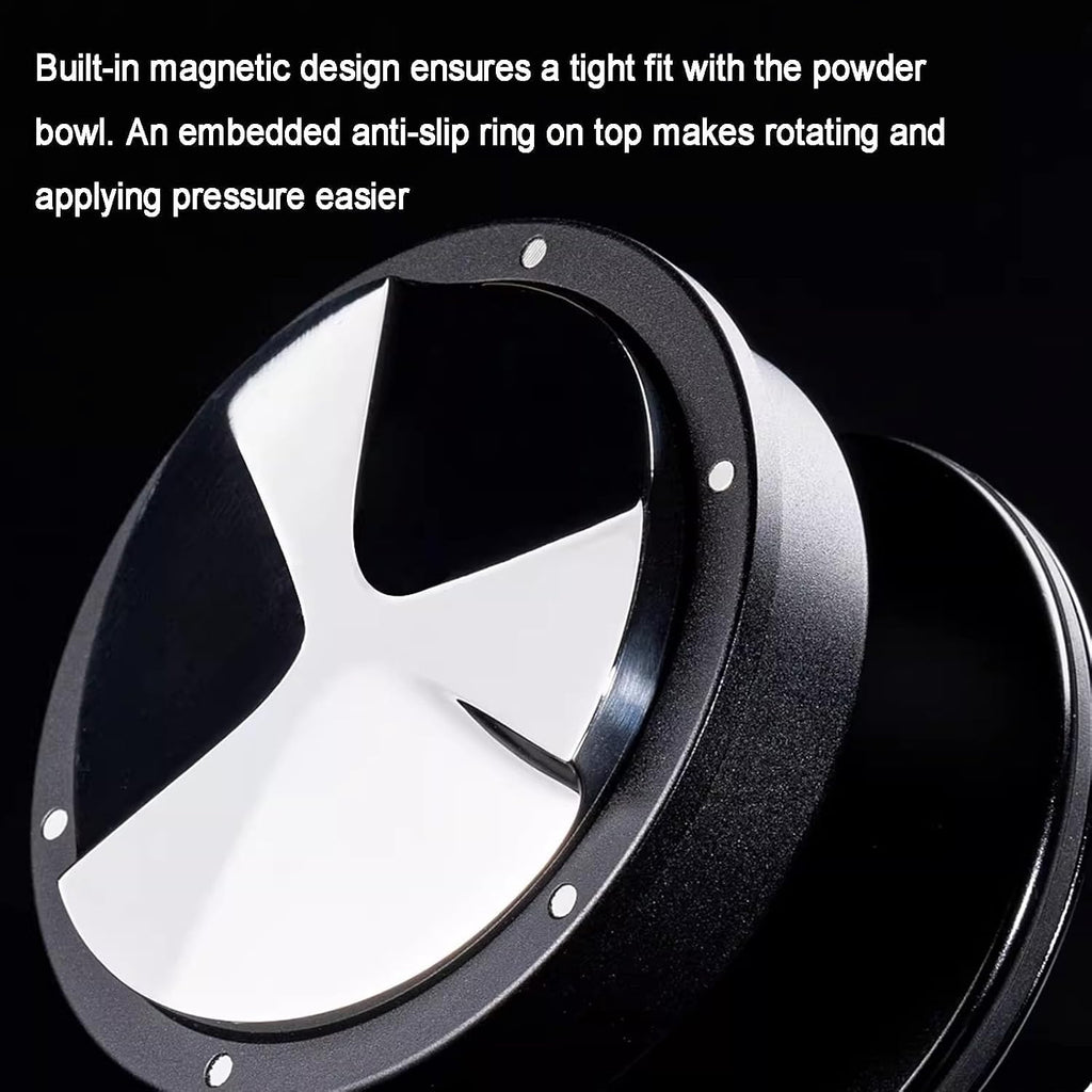 58mm Espresso Accessories Kit, Espresso Accessories, Spring-Loaded Espresso Tamper, WDT Tool, Coffee Distributor, Wooden Storage Stand, Magnetic Fixation, Coffee Machine Accessories for Barista