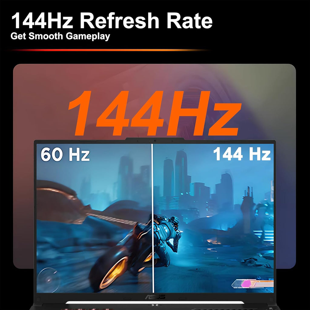 ASUS TUF Gaming A16 Laptop 16' WUXGA IPS 144Hz AMD 6-core Ryzen 7 7445HS 64GB RAM 2TB SSD GeForce RTX 4050 (Up to 194 AI Tops) RGB Backlit USB4 Two-Way AI Noise Cancelation Win11Pro ICP Hub