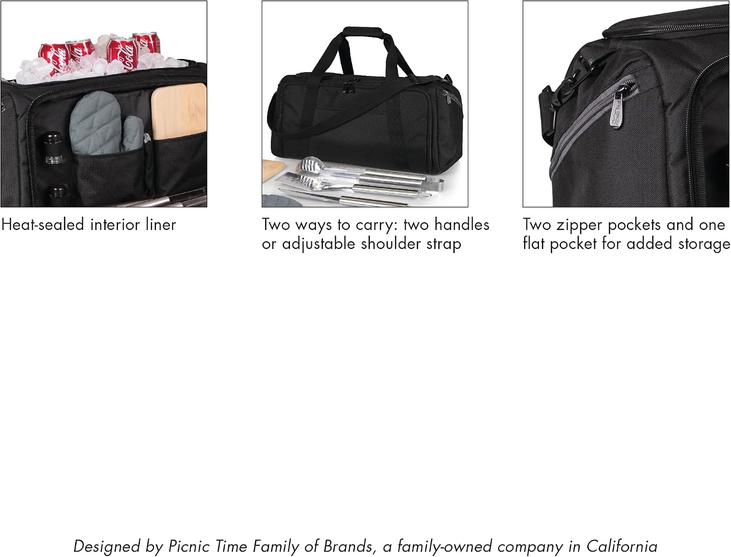 NFL BBQ Kit/Cooler Tote with Barbecue and Picnic Accessories