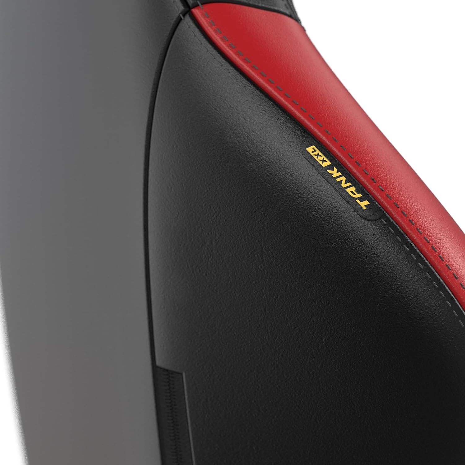DXRacer Tank XXL Ergonomic Video Gaming Chair for Adults, Office Reclining Computer Chair with Magnetic Head Pillow and Lumbar Support, Racing Style Height Adjustable (EPU Leatherette, Black Red)