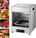 Electric Steak Grill for Indoor Use, 1700W Automatic Steak Smokeless Grill With Touch Panel - 100-800℃ Adjustable Temperature & 30Mins Timer, Countertop Oven for Beef Chicken Vegetables,C