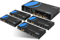 OREI 1x4 HDMI Extender Splitter HDBaseT 4K, Multiple Over Single Cable CAT6/7 4K@60Hz 4:4:4 HDCP 2.2 With IR Remote EDID Management, HDR - Up to 400 Ft - Loop Out - Low Latency - Full Support