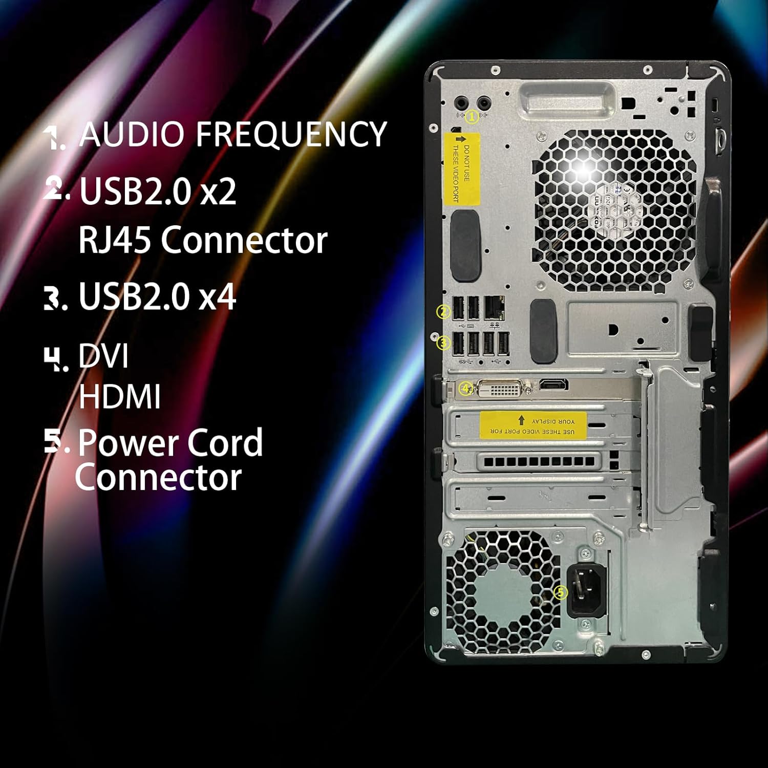 HP RGB Gaming Desktop Computer, Intel Quad Core I5-6500, Radeon RX 550 4G, 16GB DDR4, 1T SSD + 3T HDD, RGB Keyboard & Mouse, 600M WiFi & Bluetooth, Windows 11 (Renewed)