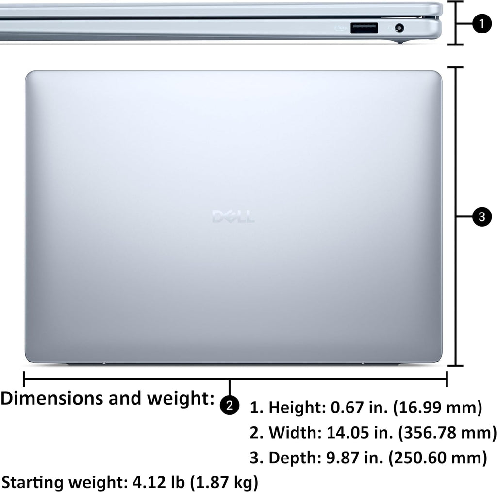 Dell 16 Plus AI Powered Laptop, Intel Ultra 9-288V, 32GB DDR5 RAM, 1TB PCIe SSD, Windows 11 Home