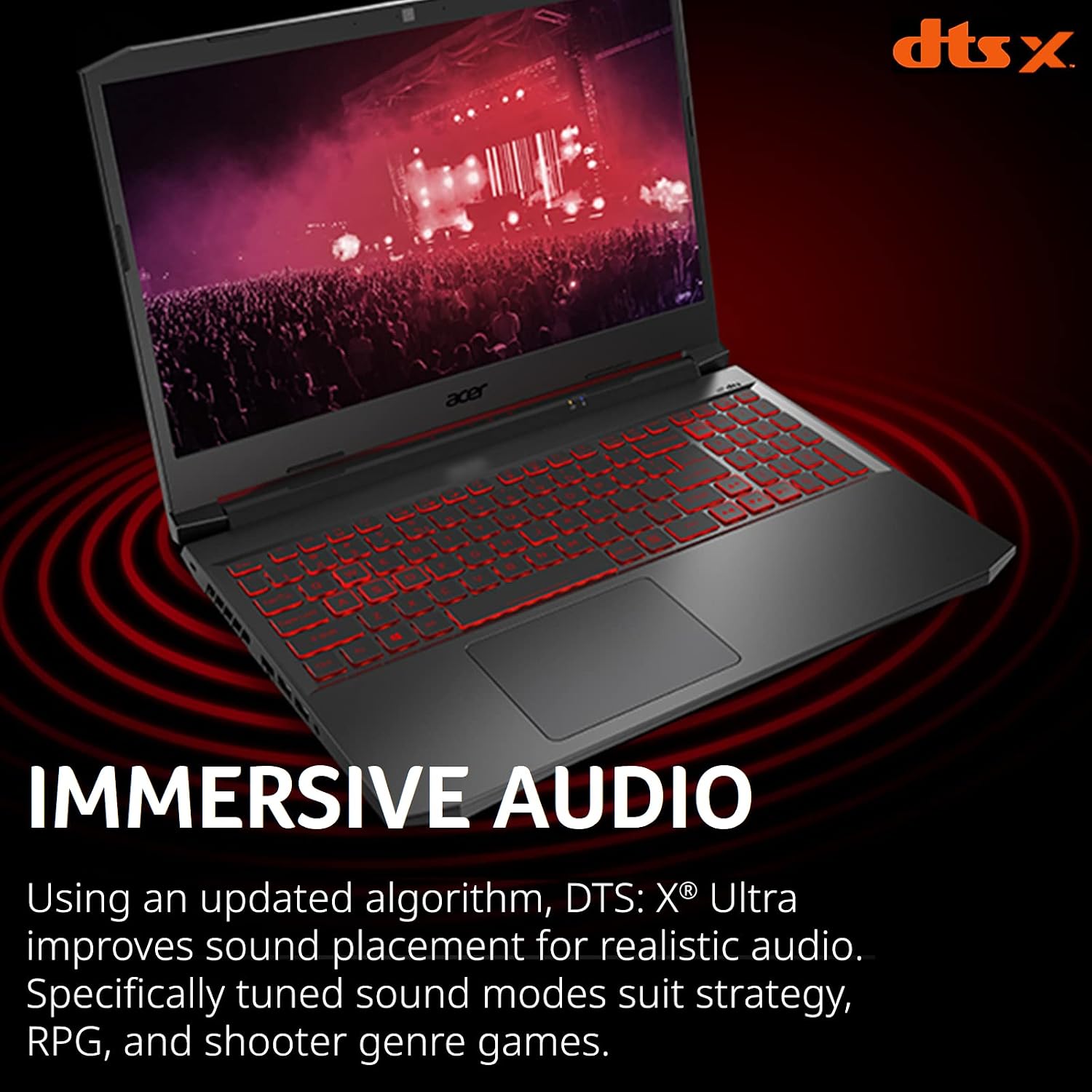 Acer Nitro 5 AN515-57-79TD Gaming Laptop | Intel Core i7-11800H | NVIDIA GeForce RTX 3050 Ti Laptop GPU | 15.6' FHD 144Hz IPS Display | 8GB DDR4 | 512GB NVMe SSD | Killer Wi-Fi 6 | Backlit Keyboard