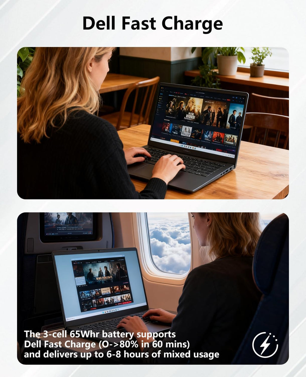 Dell Inspiron 3535 Laptop, Copilot AI, AMD Ryzen 7 7730U, 15.6' Touchscreen Display, 16GB RAM, 512GB SSD, Long Battery Life, Webcam, Wi-Fi, Bluetooth, Windows 11 Pro, Alpacatec Accessories