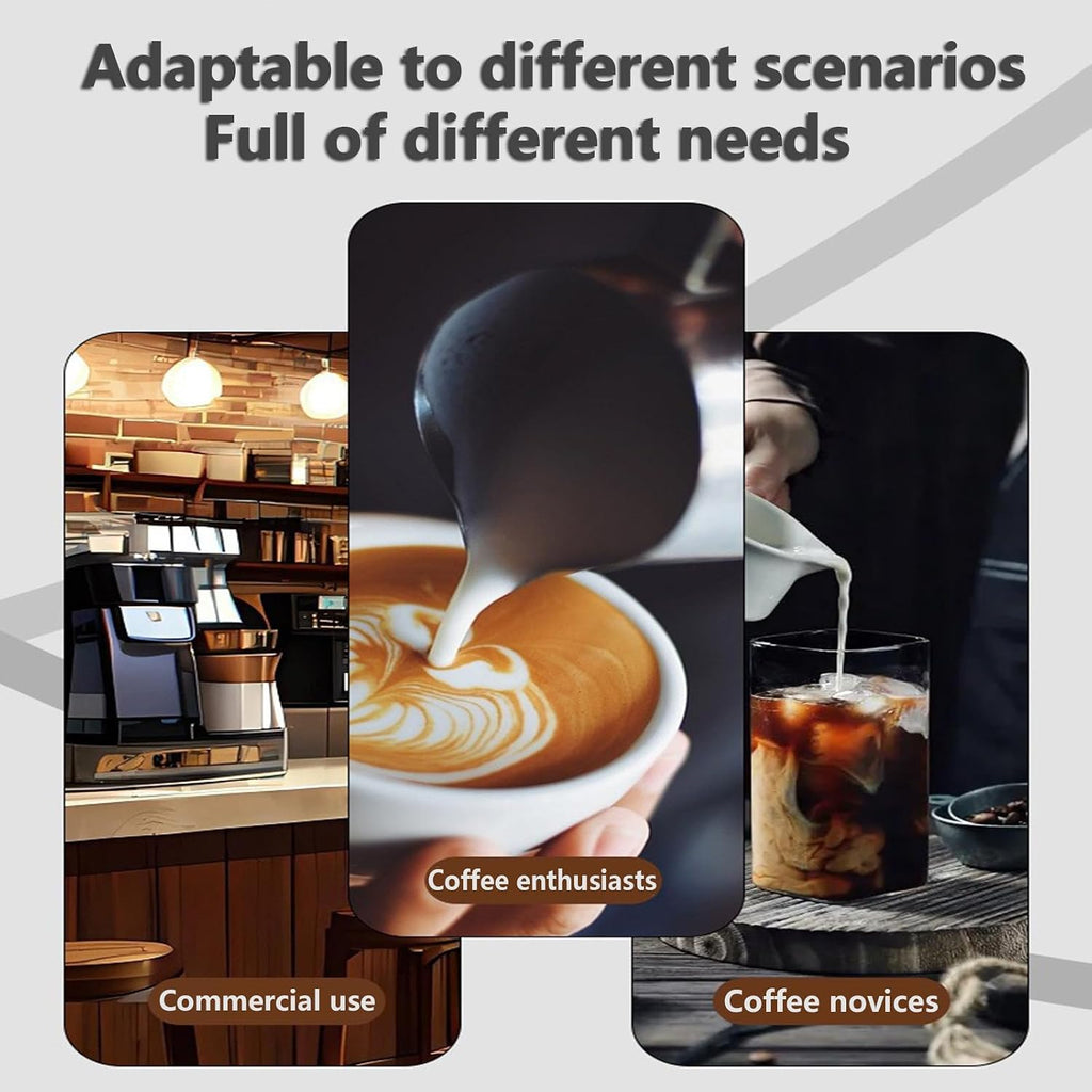 Espresso Press Tamper 58mm Height Adjustable Coffee Tamper 10-30kg Pressure 1 to 3 Adjustable Tamp Times Automatic Expresso Coffee Powder Press Machine Blackthreadedsole