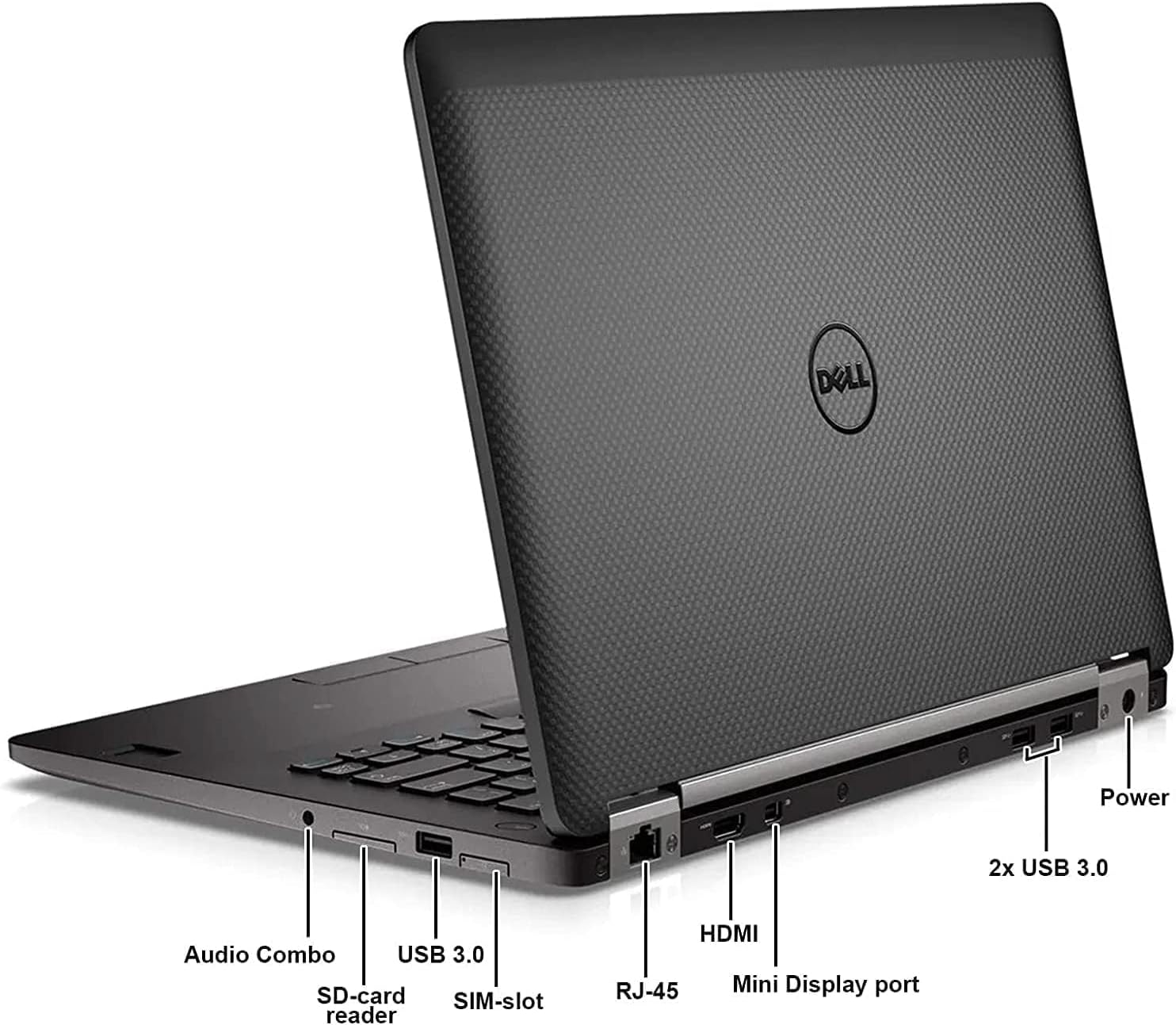 Dell Latitude E7470 14-Inch Display Laptop, Intel Core i5-6300U, 8GB RAM, 256GB SSD, Camera, Windows 11 Pro (Renewed)