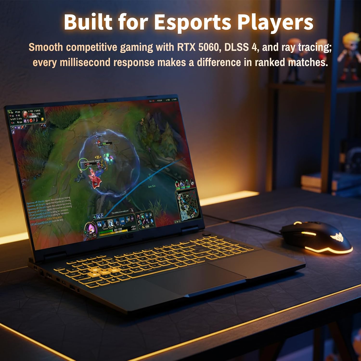 ASUS TUF F16 Gaming Laptop - 16' FHD+ 165Hz Display 300 nits, Intel 16 Core i7-14650HX, NVIDIA GeForce RTX 5060, Windows 11 Pro, WiFi 6E, Backlit Keyboard (32GB DDR5 RAM | 1TB SSD)