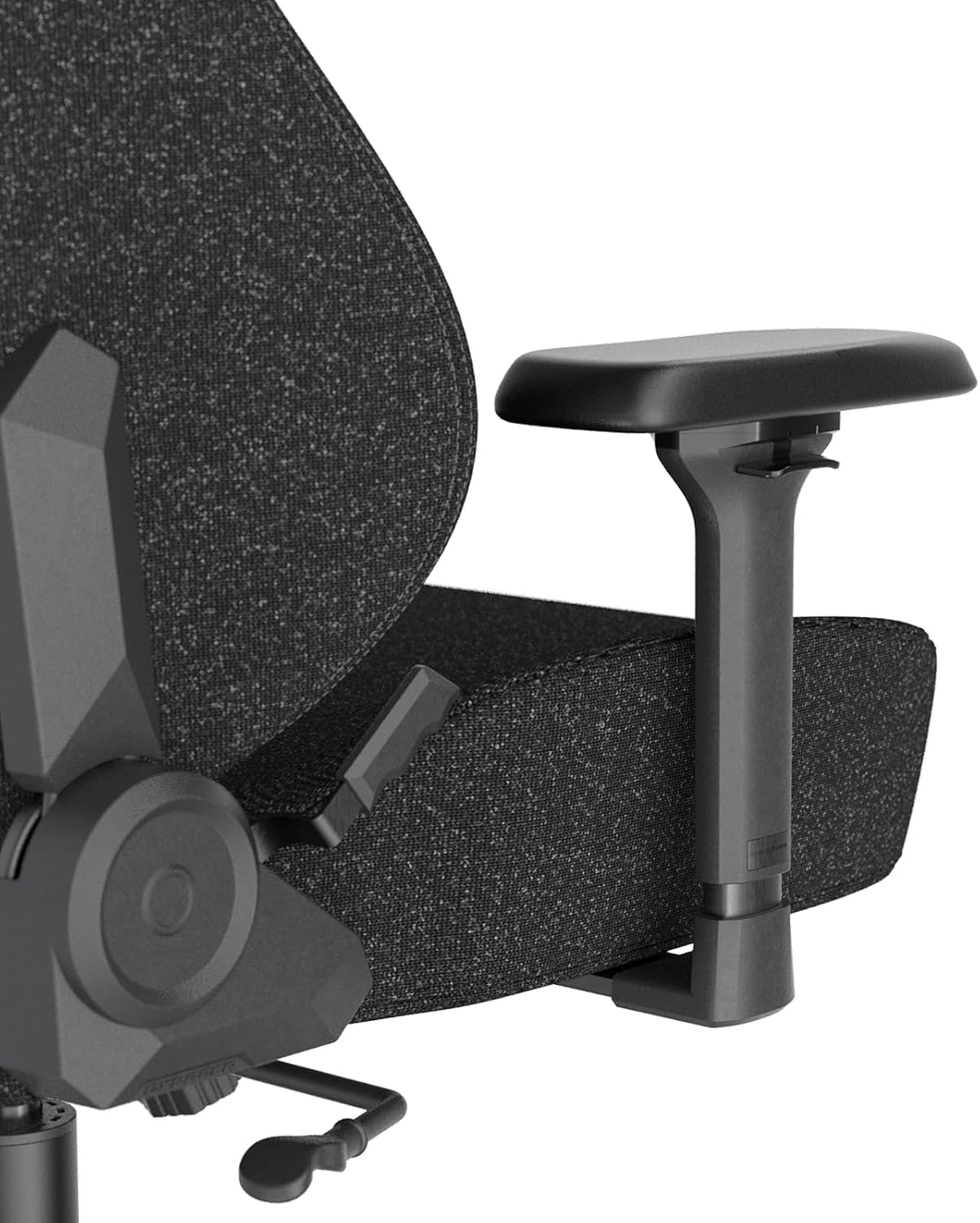 DXRacer Tank XXL Ergonomic Video Gaming Chair for Adults, Office Reclining Computer Chair with Magnetic Head Pillow and Lumbar Support, Racing Style Height Adjustable (Woven Fabric, Black)